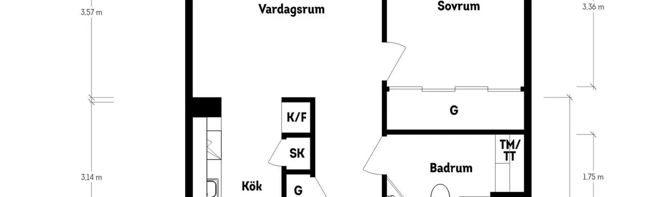 Floor plan for Fräntorpsgatan 84