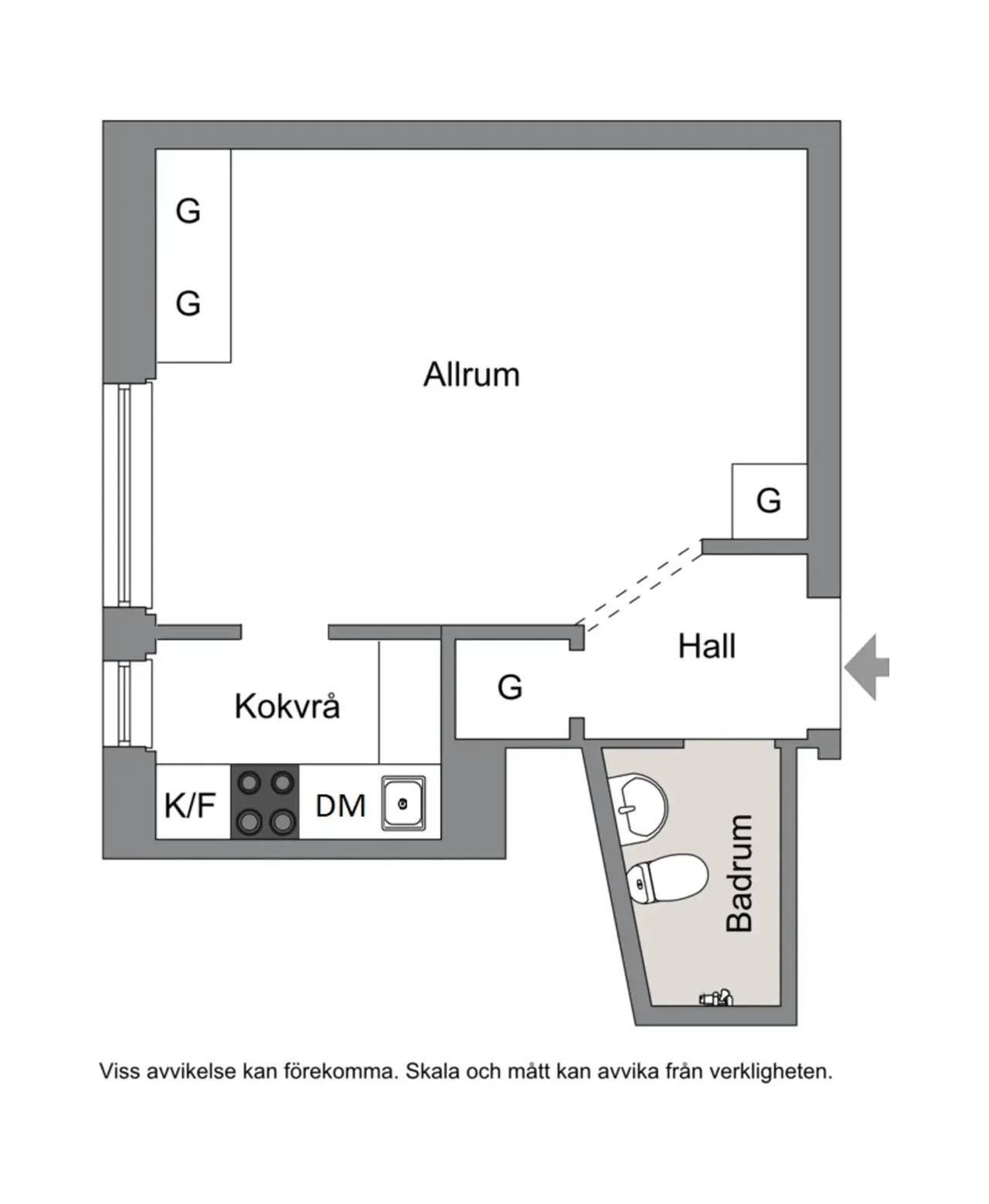 Floor plan for Sankt Göransgatan 153