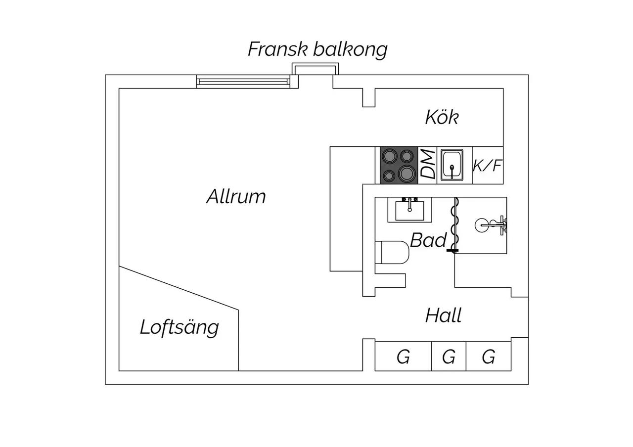 Floor plan for Silvermyntsgatan 16