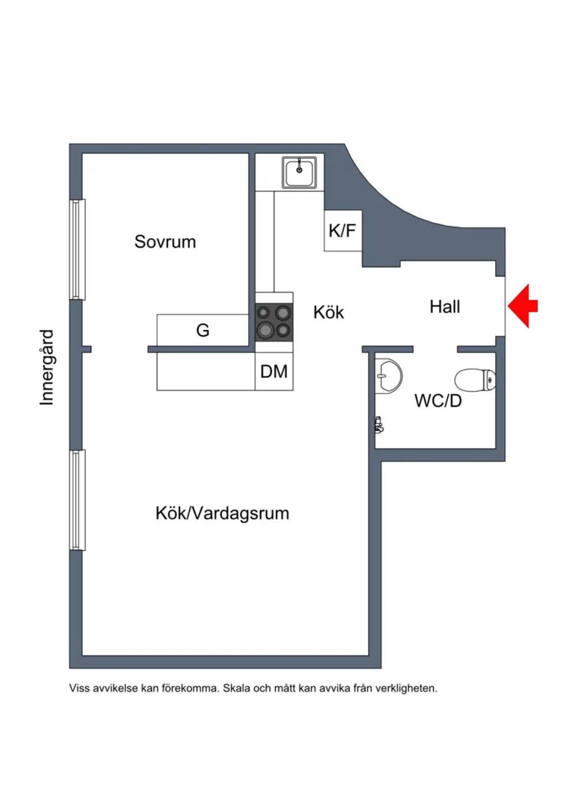 Planritning för Sveavägen 134