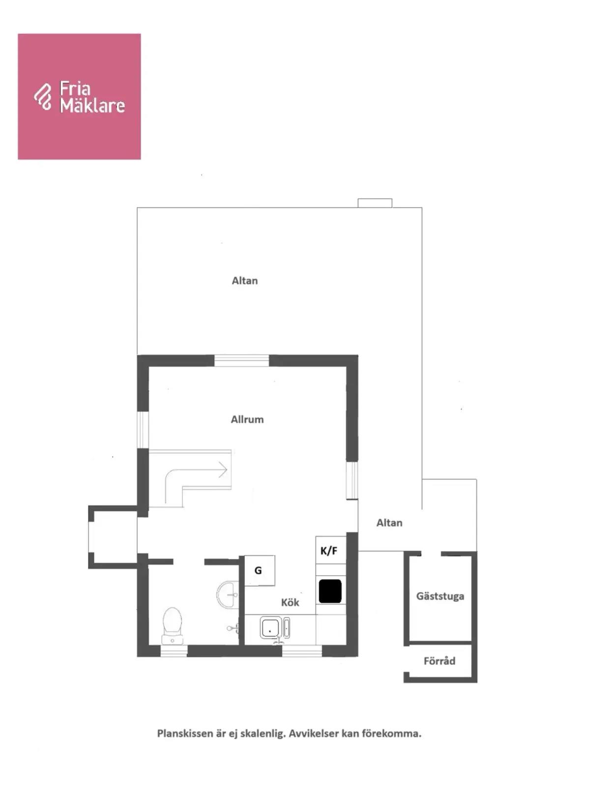 Floor plan for Sommarlyckan 24
