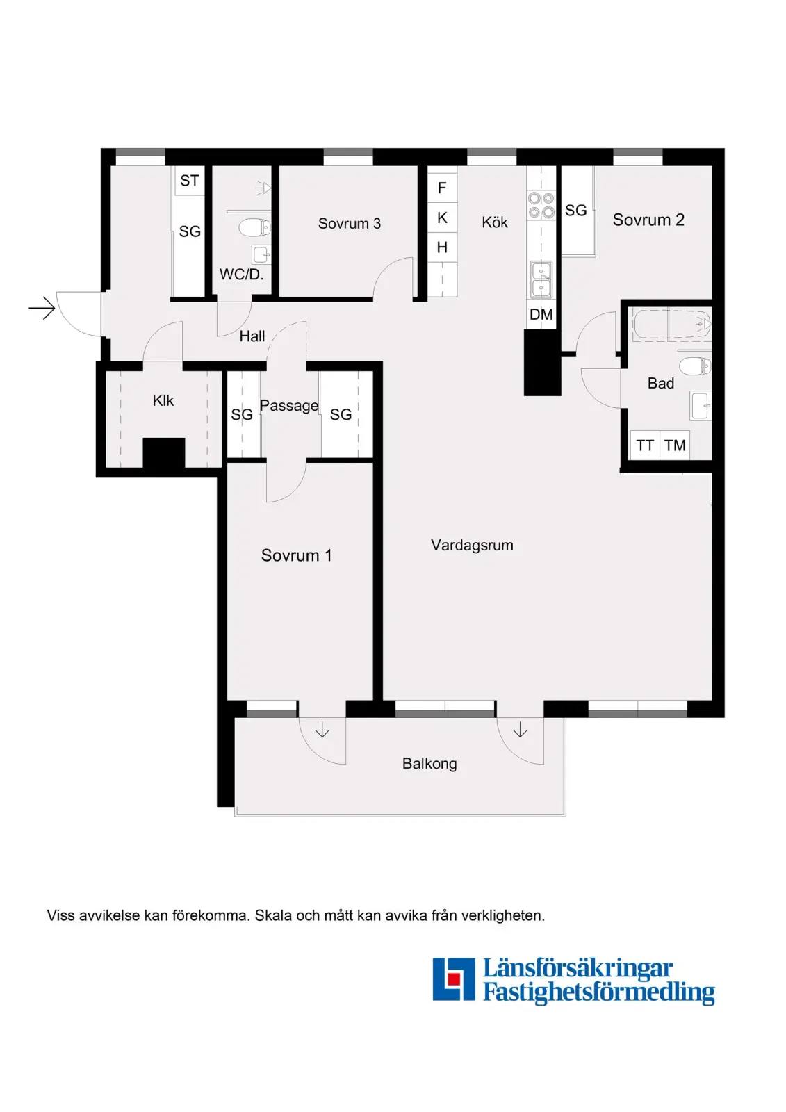 Planritning för Mellersta Tennisgränd 12