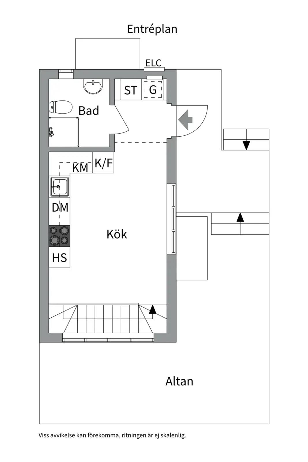 Planritning för Fågelstigen 15D
