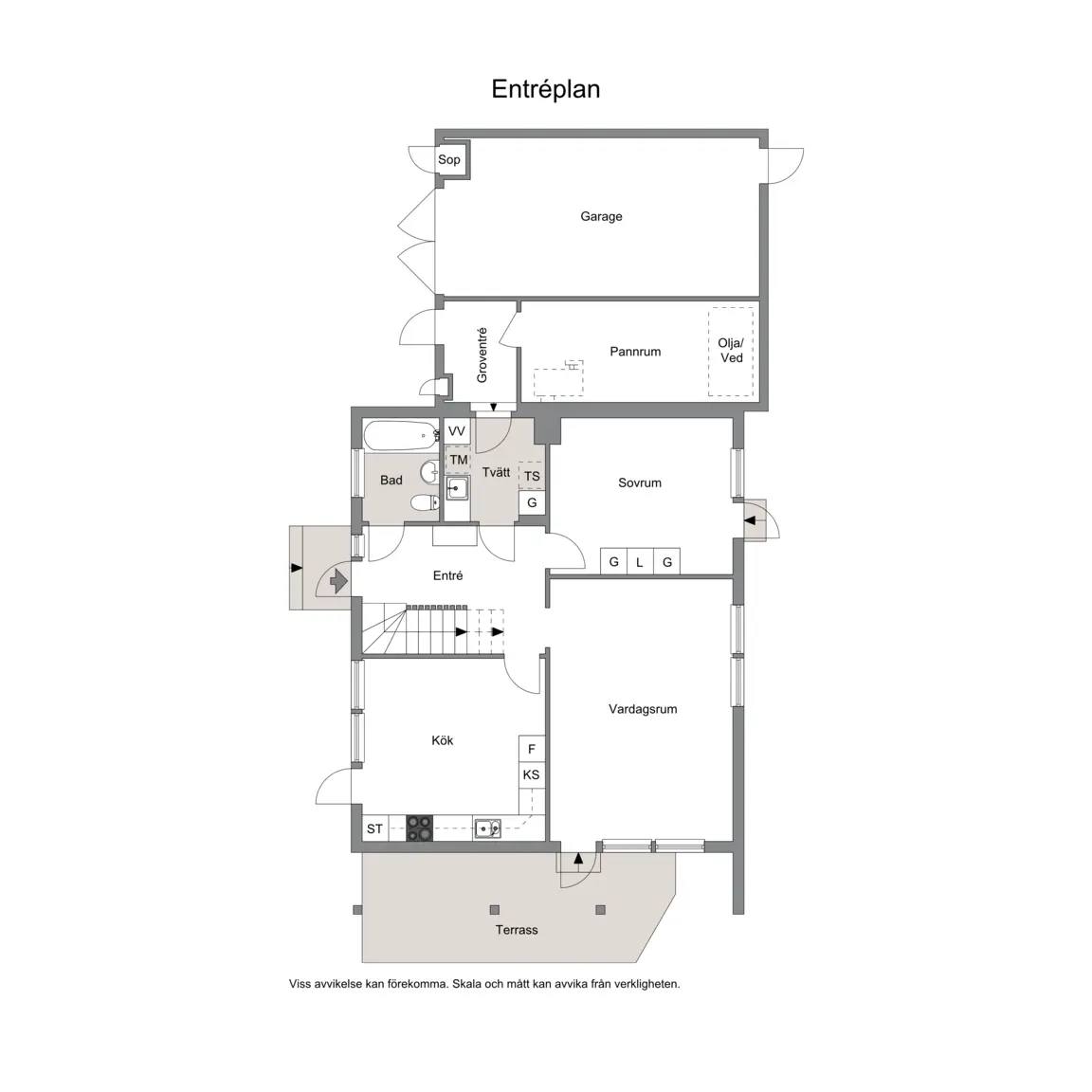 Planritning för Biskopskulla-Viggeby 8