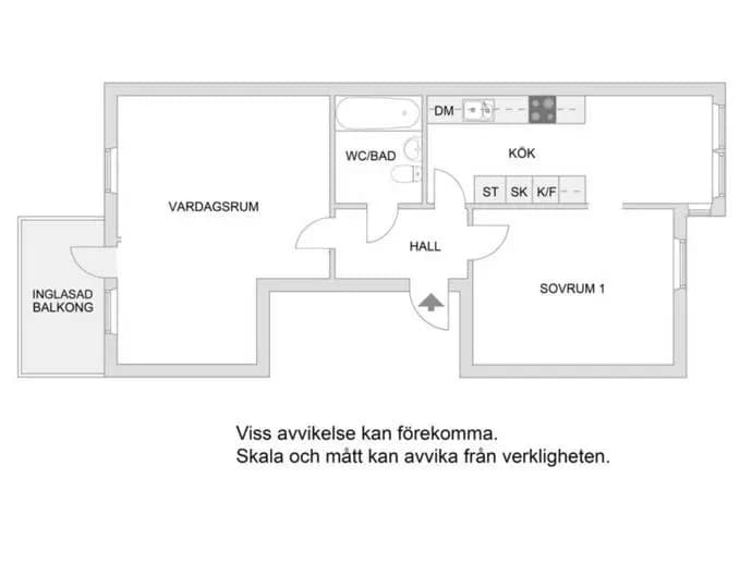 Planritning för Porkalagatan 5