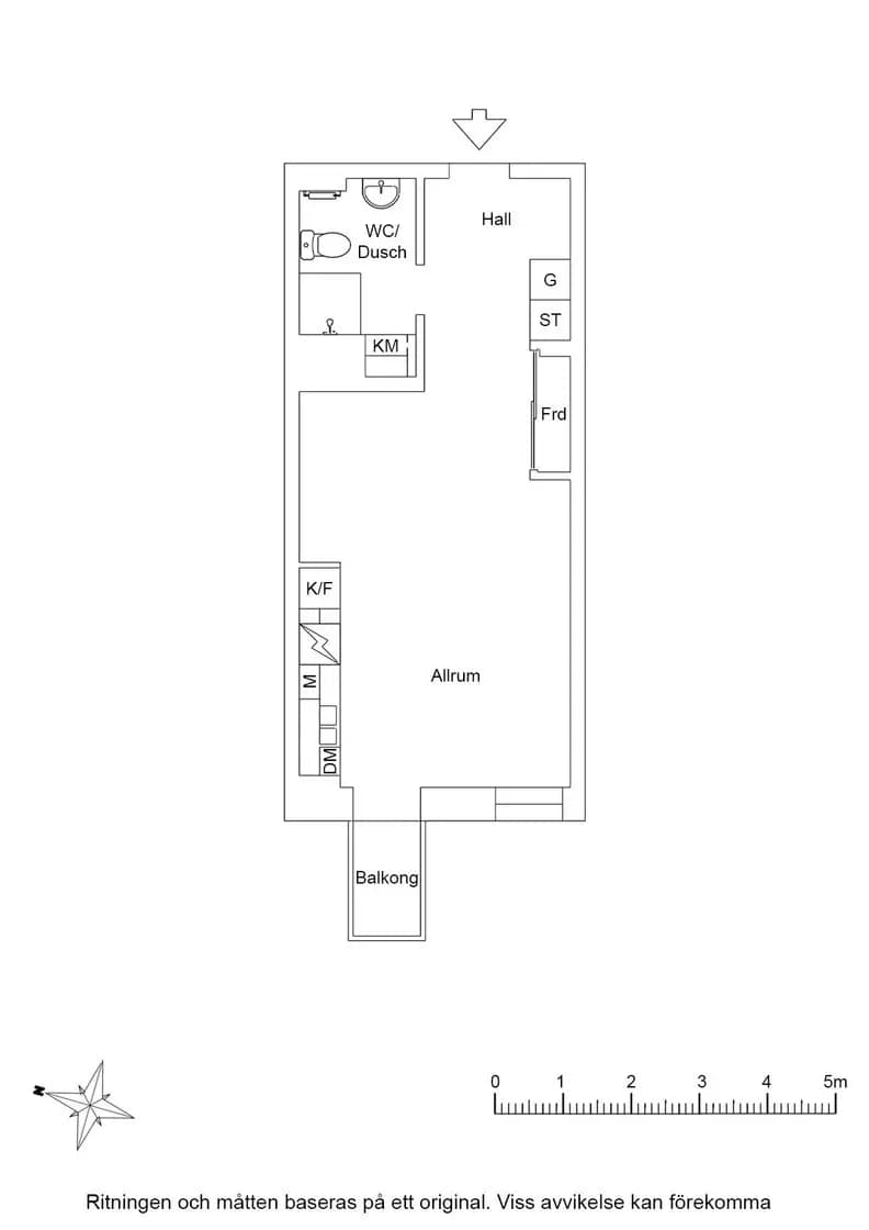 Floor plan for Scheelevägen 2C