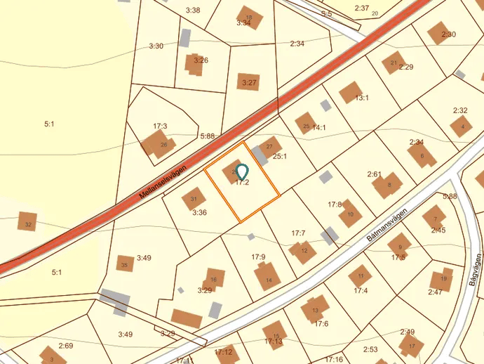 Floor plan for Mellanselsvägen 29