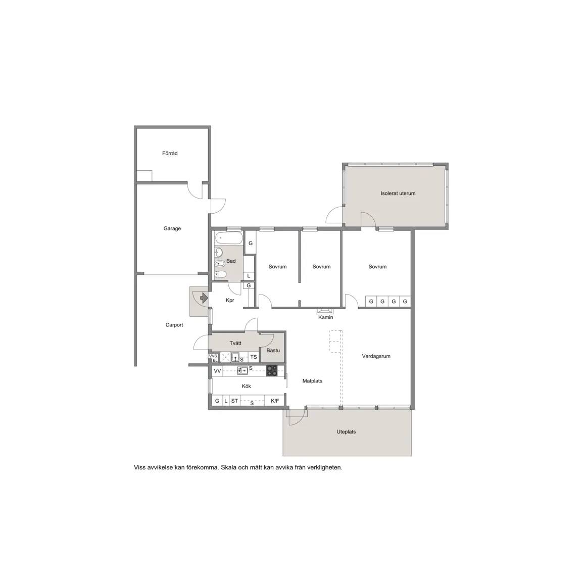 Floor plan for Bergsättravägen 30