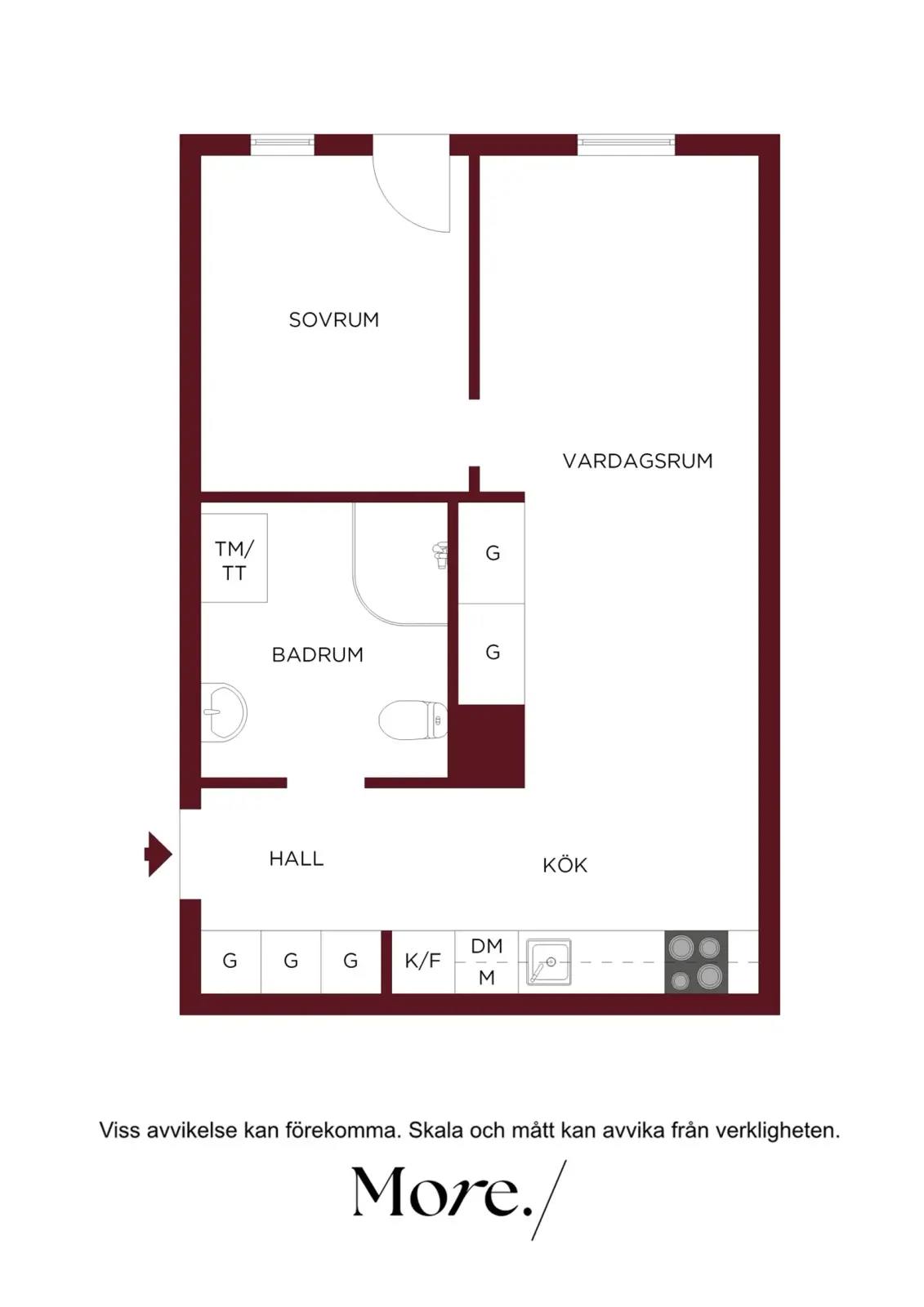 Floor plan for Våtmarksvägen 60