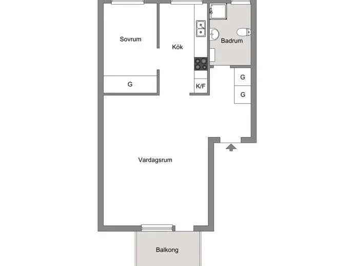 Planritning för Tunnlandsvägen 56
