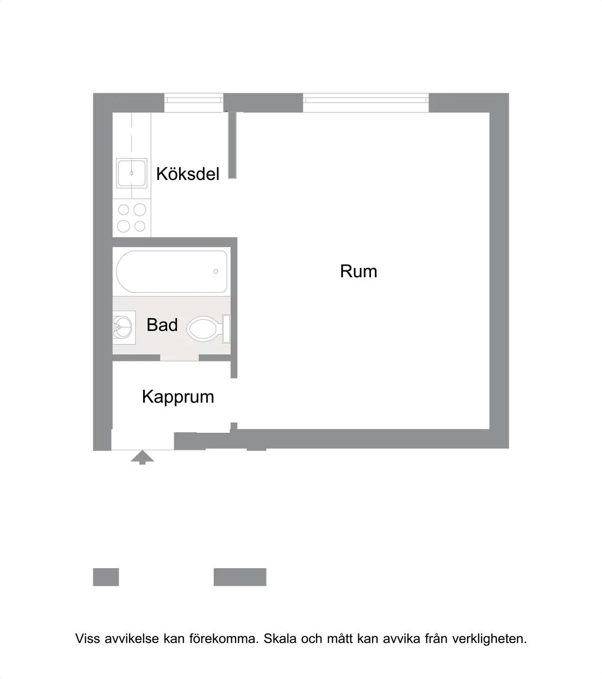 Planritning för Pilåkersvägen 4C