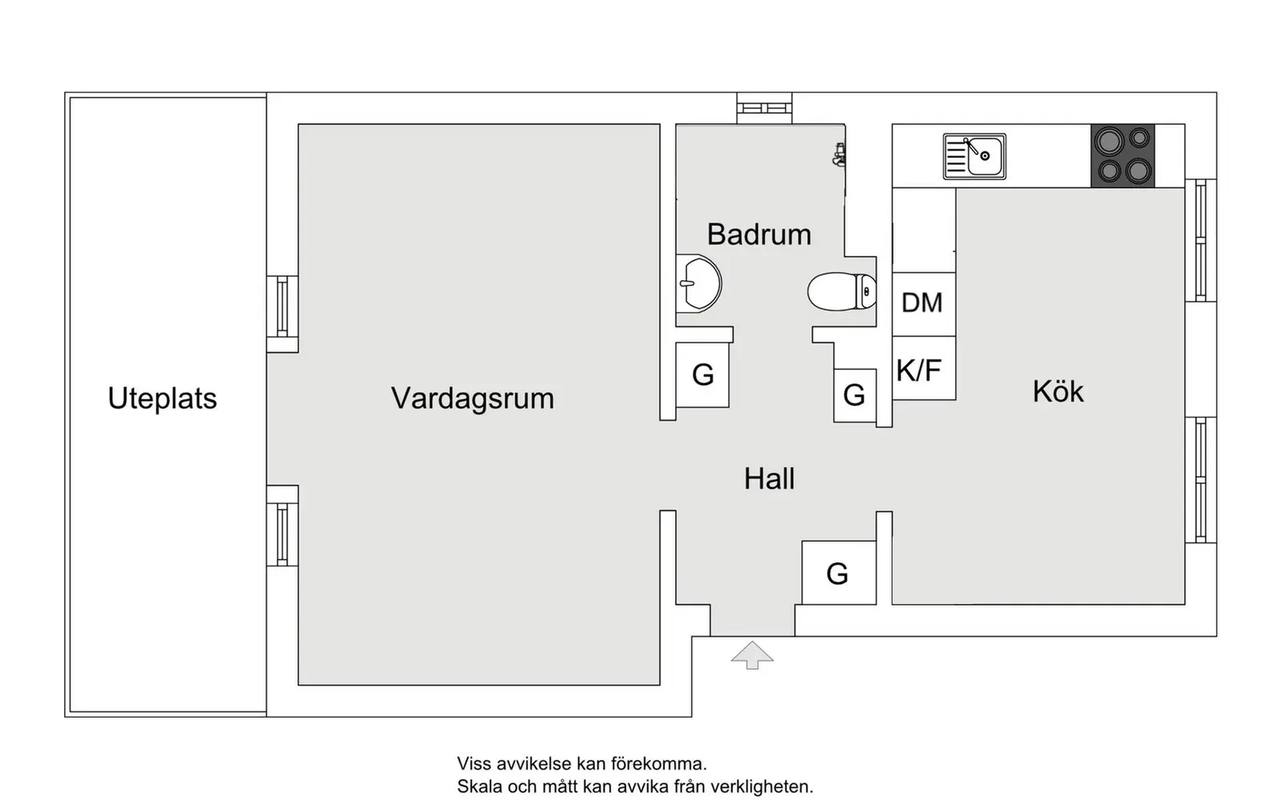 Planritning för Bergslagsvägen 13