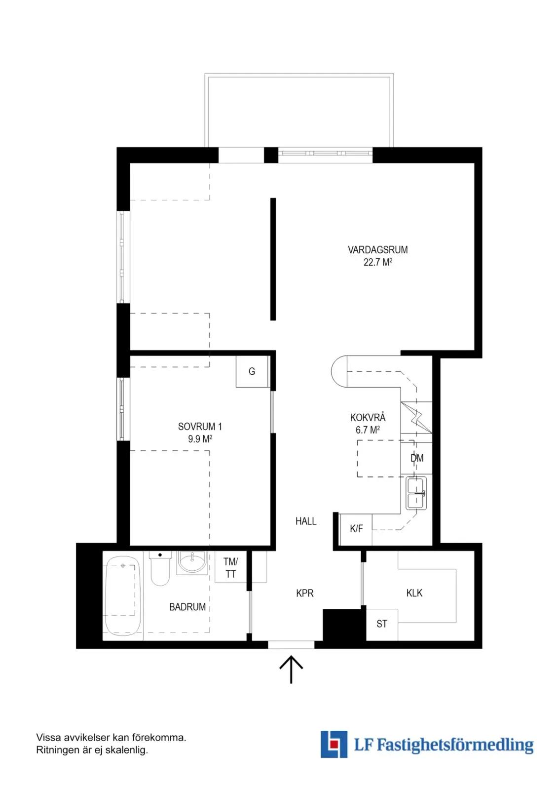 Floor plan for Mäster Simons väg 26