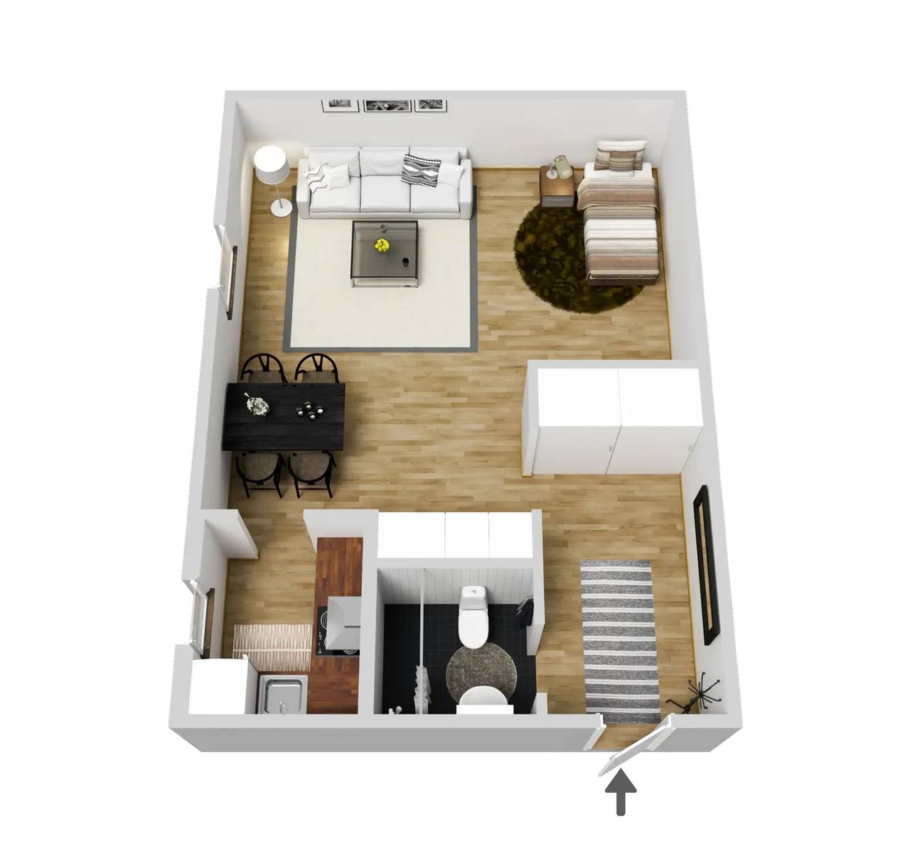 Planritning för Klockljungsvägen 9a