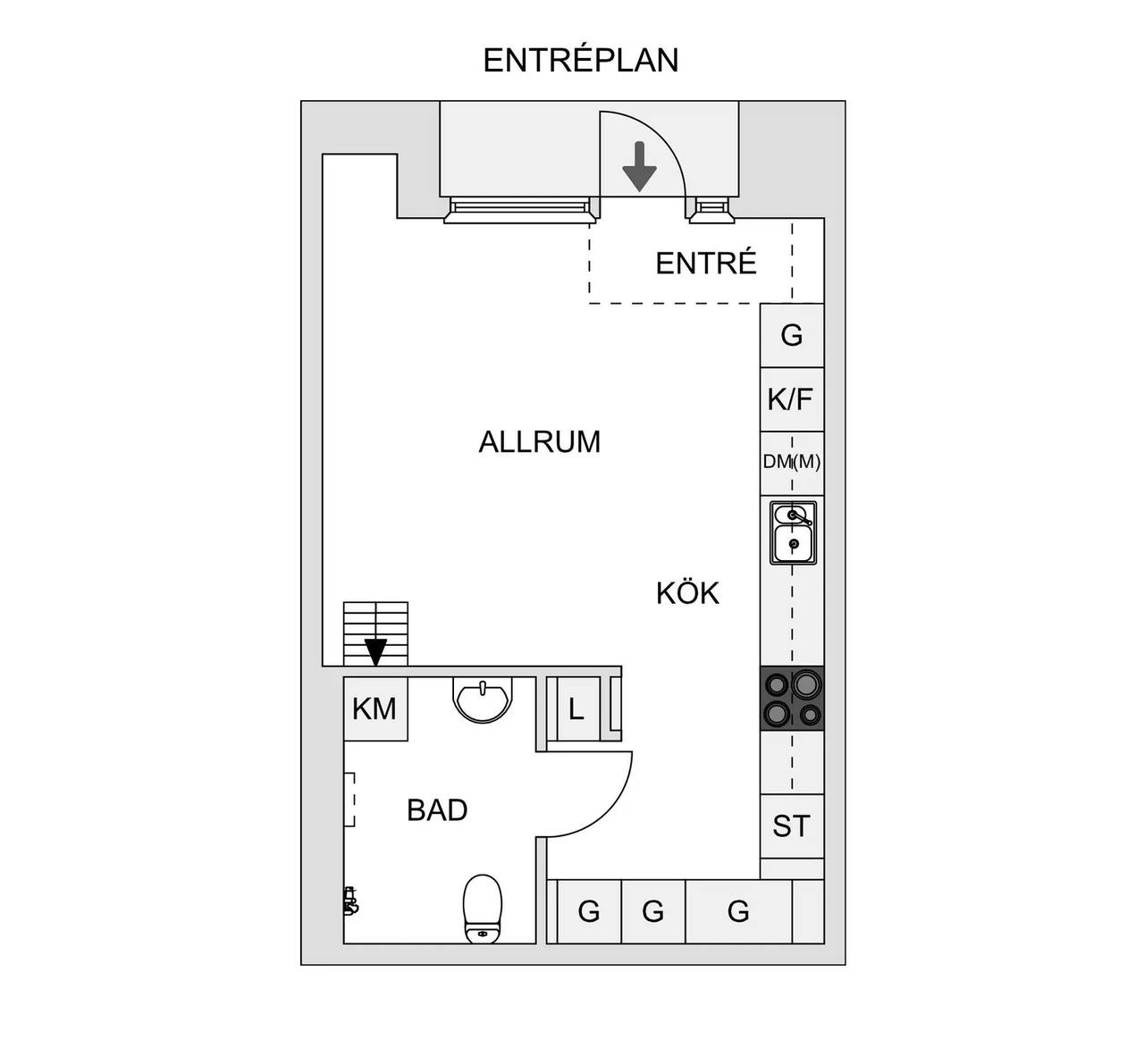 Floor plan for Rödlönnsgången 32