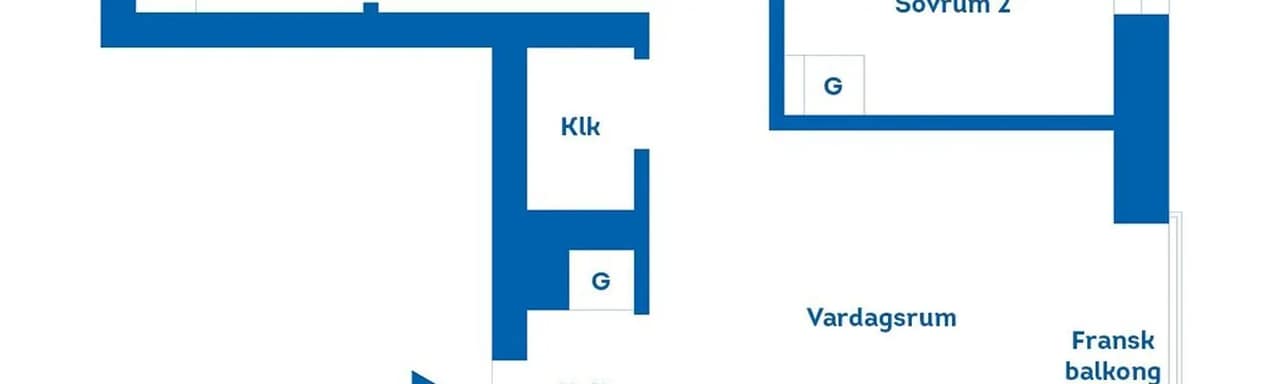 Planritning för Garvaregatan 4B