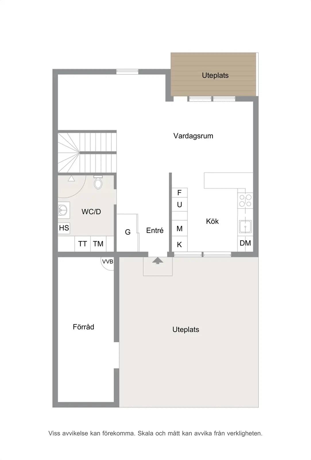 Floor plan for Tegelbruksvägen 129