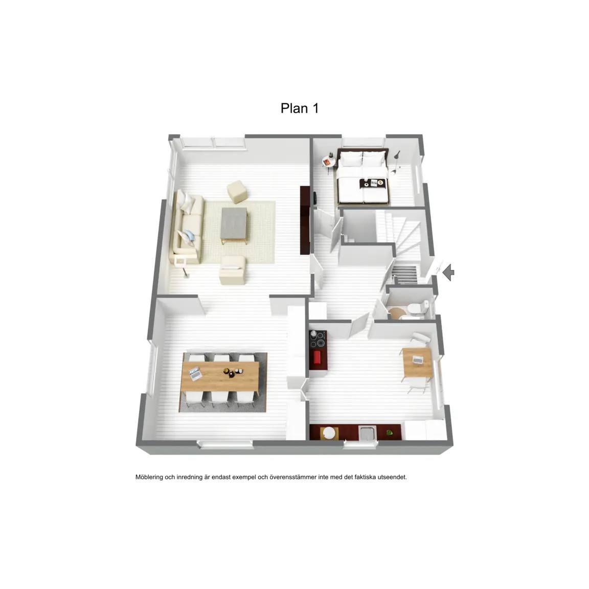 Floor plan for Ystadsvägen 211