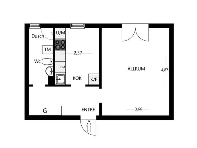 Floor plan for Lammholmsbacken 274