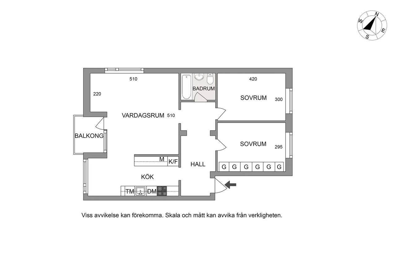Planritning för Forshagagatan 40