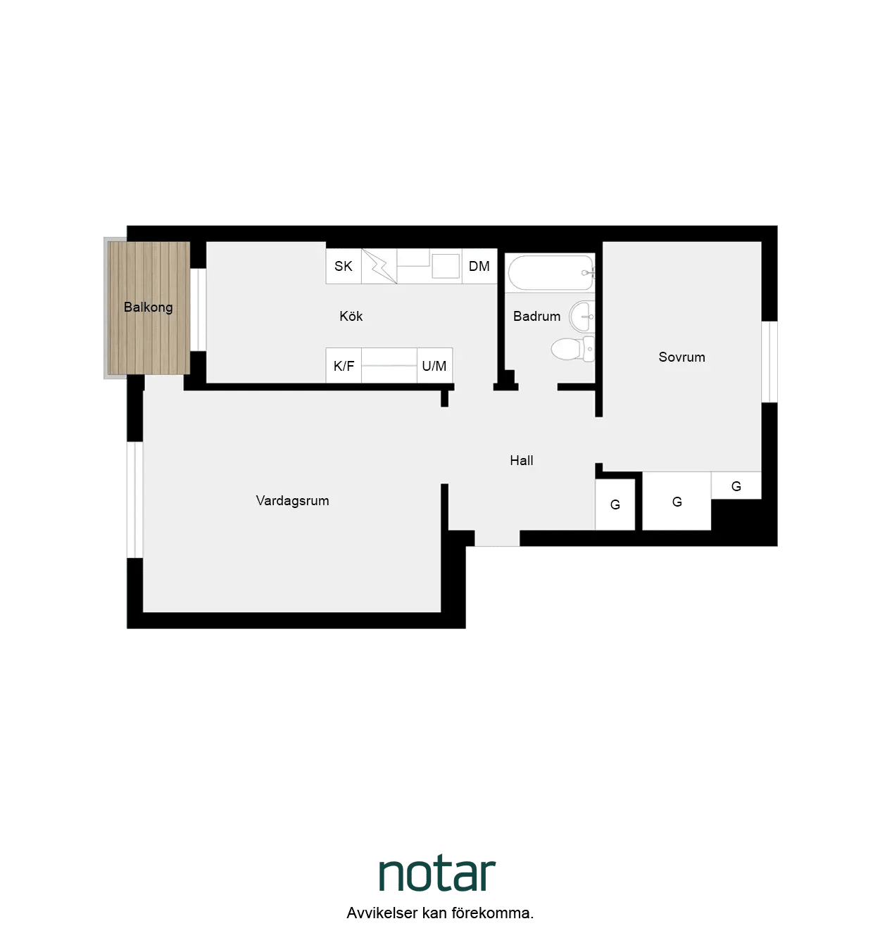 Floor plan for Lagerbrings väg 4B