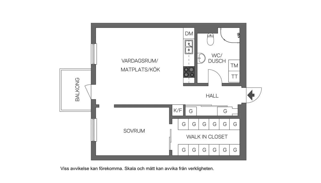 Planritning för Storängsgatan 3