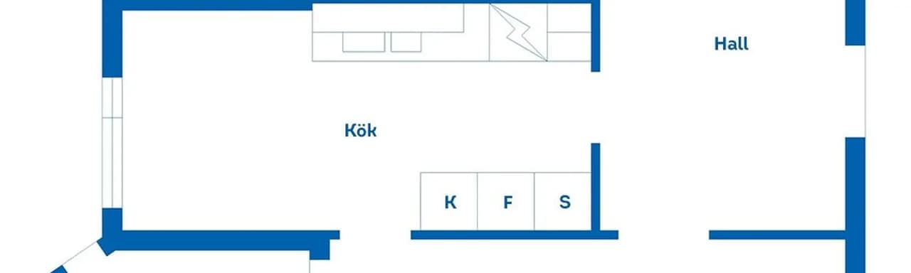 Floor plan for Industrigatan 24
