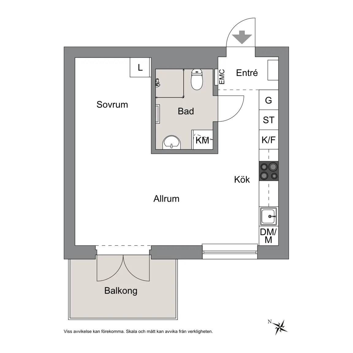 Floor plan for Askims Pilegårdsväg 38