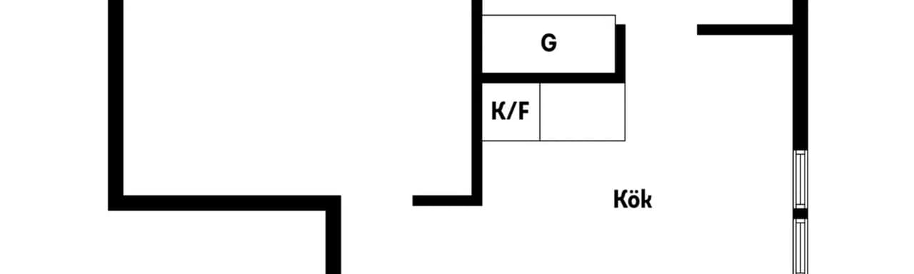 Planritning för Östra Bergsgatan 6