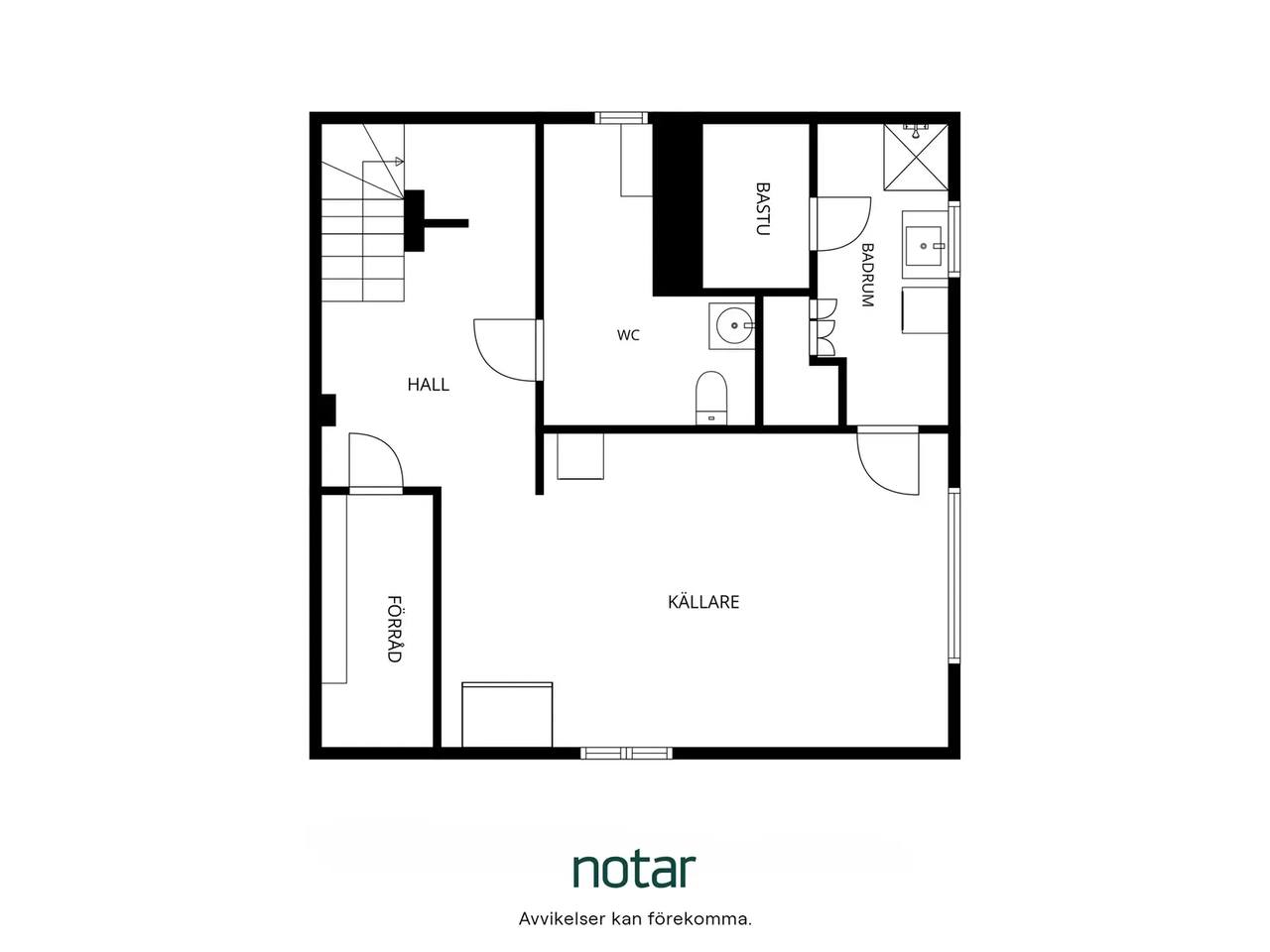 Floor plan for Glättargatan 51