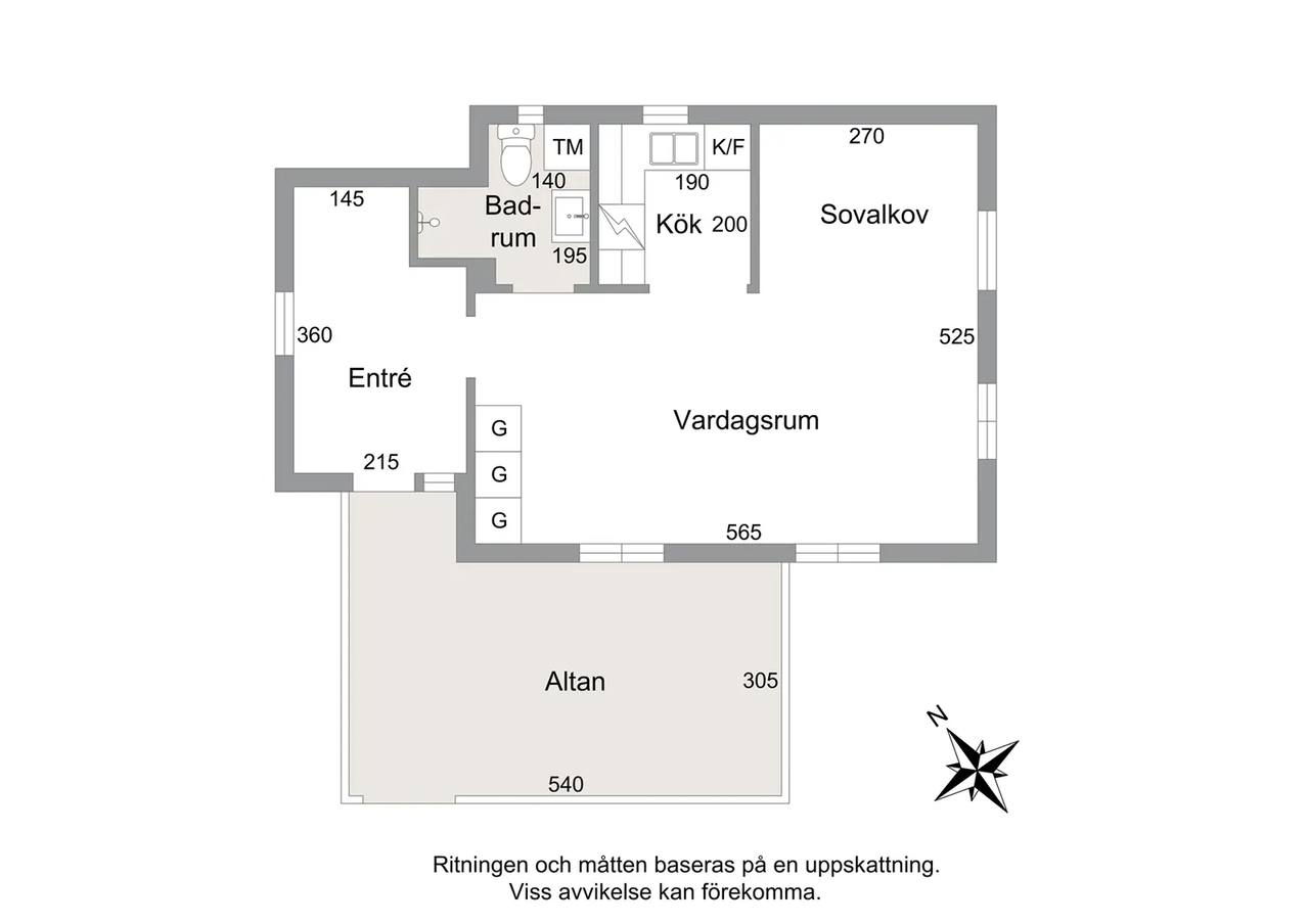 Floor plan for Rogstorp 135