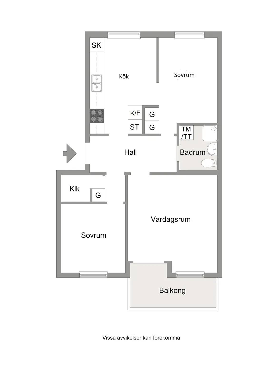 Planritning för Hantverkarbacken 20