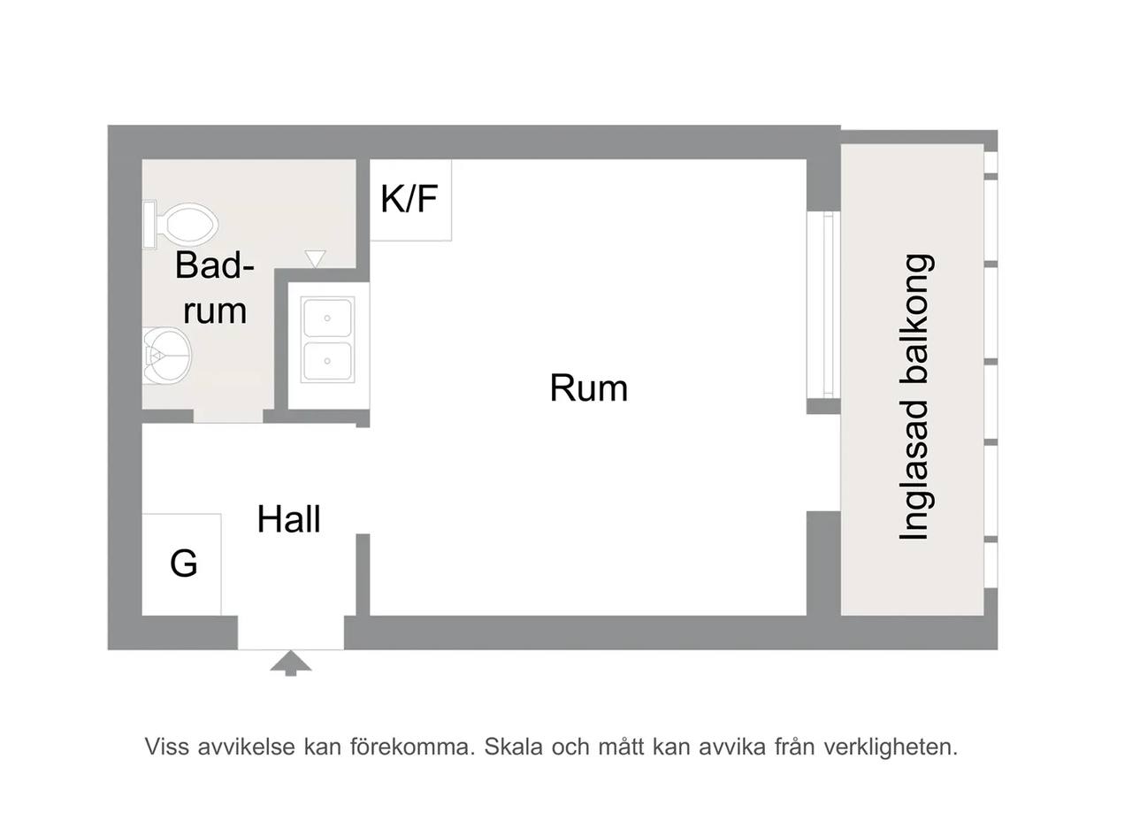Floor plan for Båstadsgatan 18b