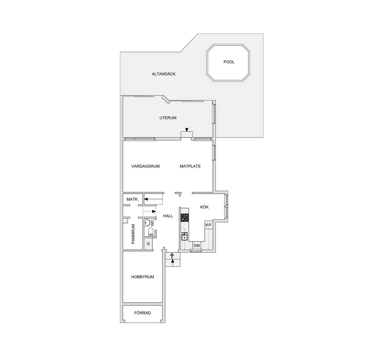 Floor plan for Amiralsgatan 23
