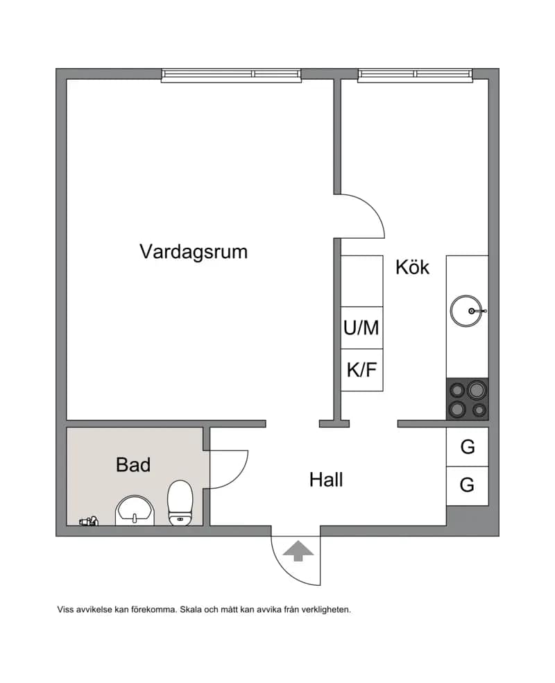Planritning för Hertig Carls väg 27c
