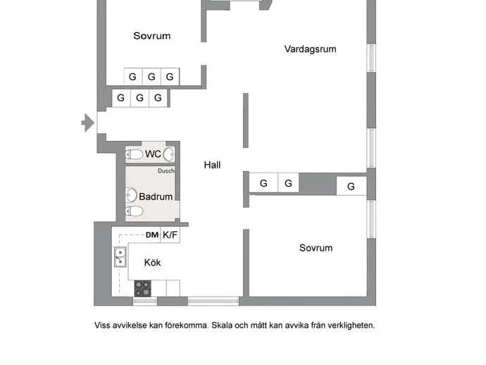 Floor plan for Astrakangatan 2 (Våning 1)