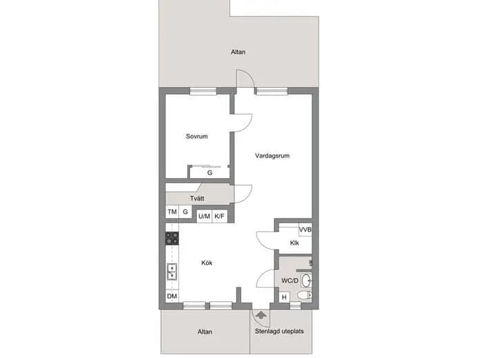 Floor plan for Oriongatan 112