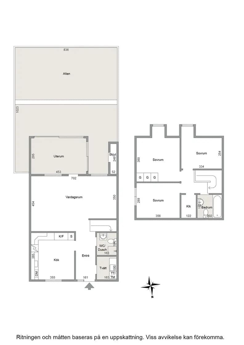 Floor plan for Norra Trolleviksvägen 7