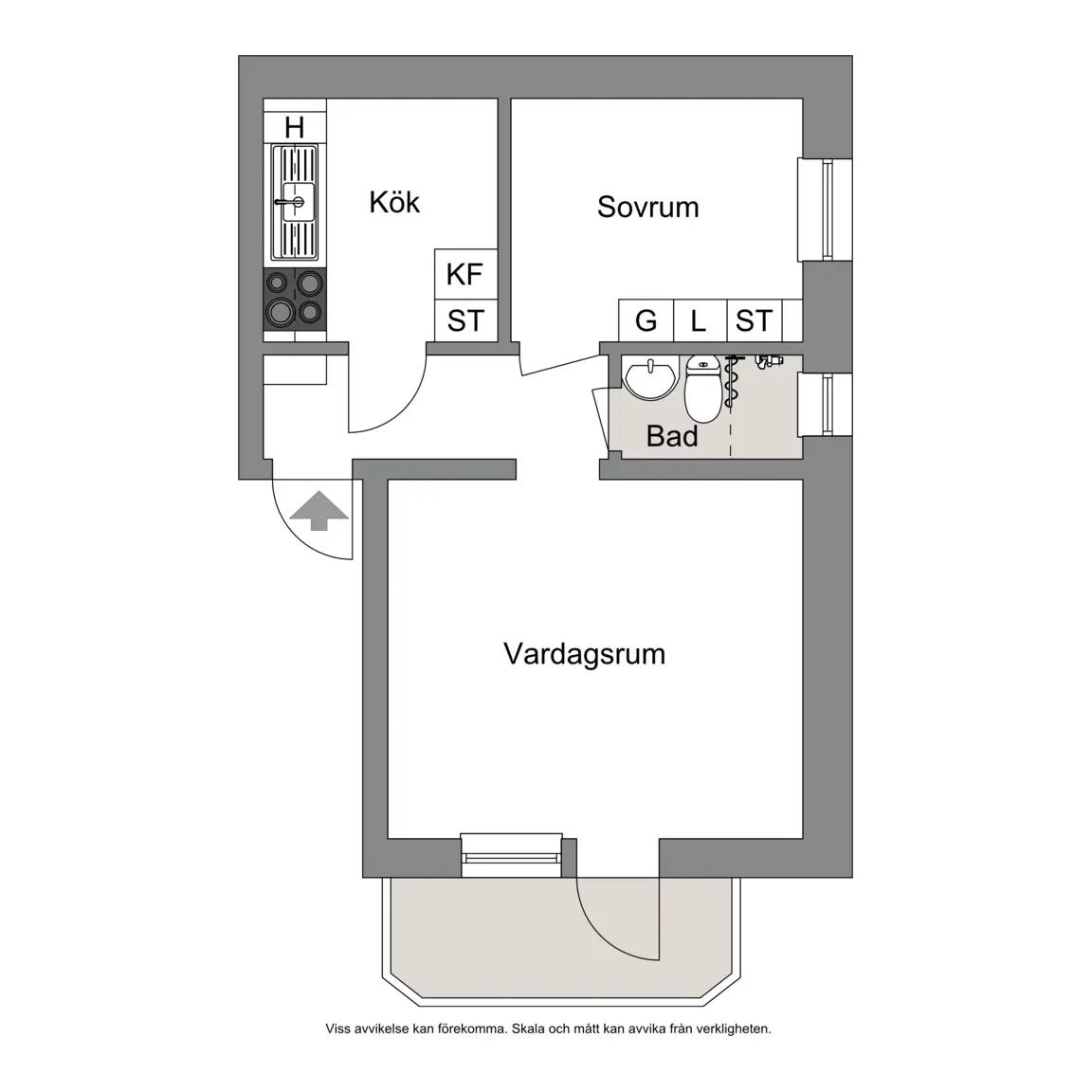 Floor plan for IGGEBYGATAN 2A