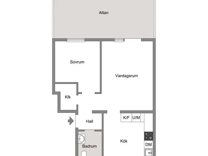 Floor plan for Karmstolsvägen 4
