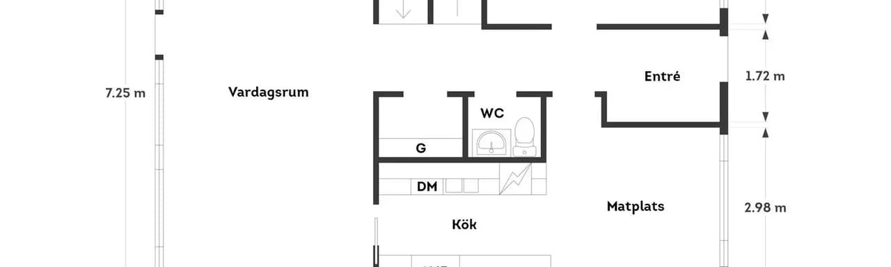 Floor plan for Häradsdomarevägen 70