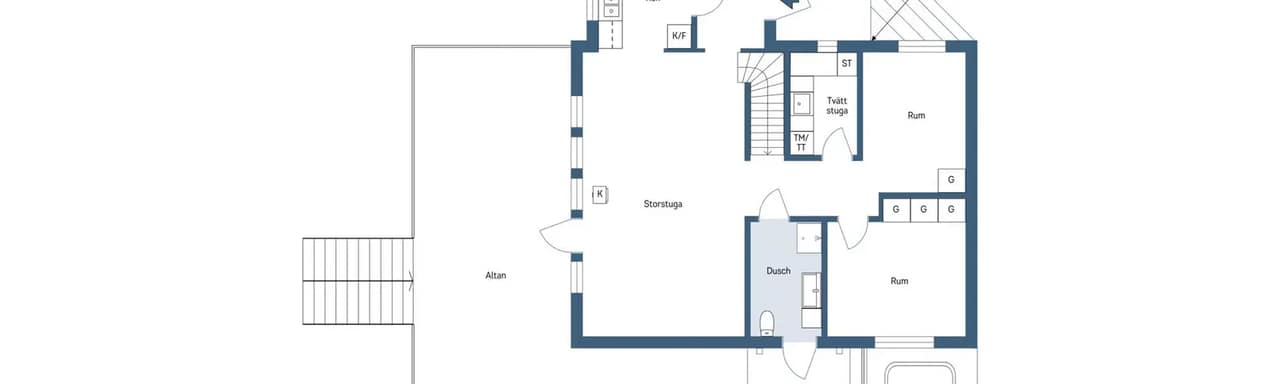 Planritning för Graneberg 11