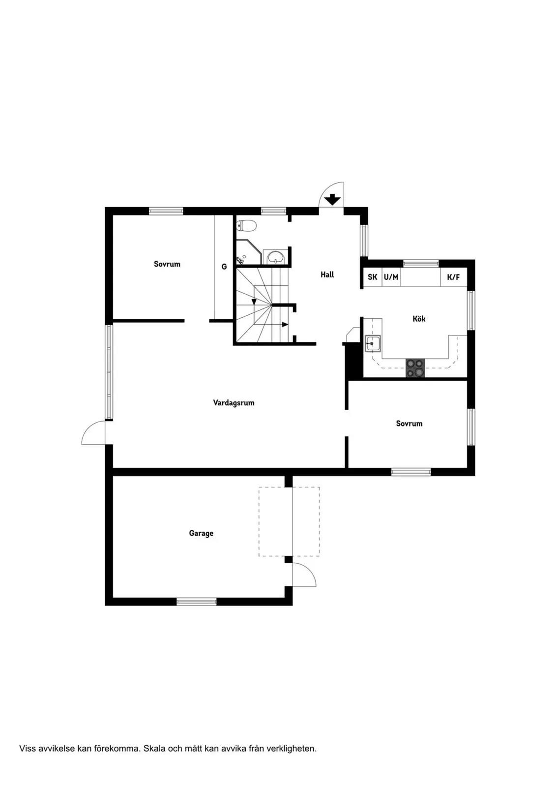Planritning för Lagmansgatan 6