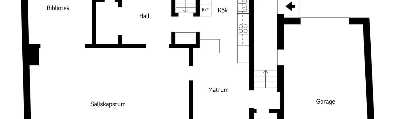 Planritning för Norregatan 17