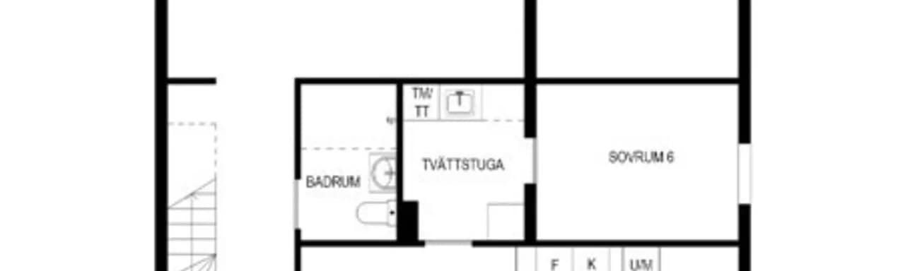 Planritning för Curmans väg 39