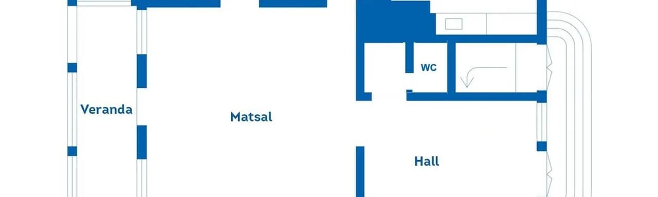 Floor plan for Höjdgatan 6