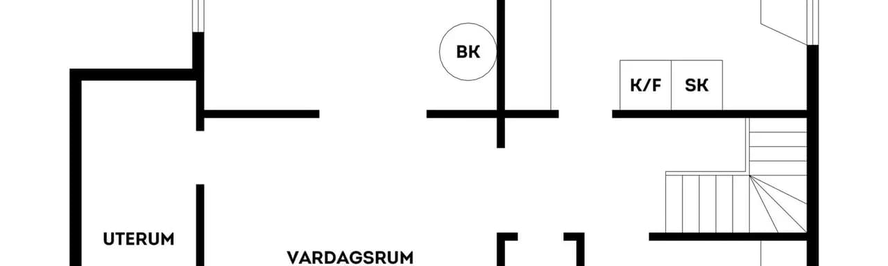 Floor plan for Gudö kilväg 6