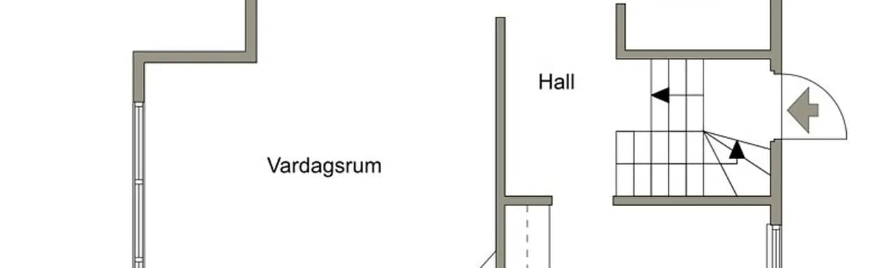 Planritning för Furuvägen 4