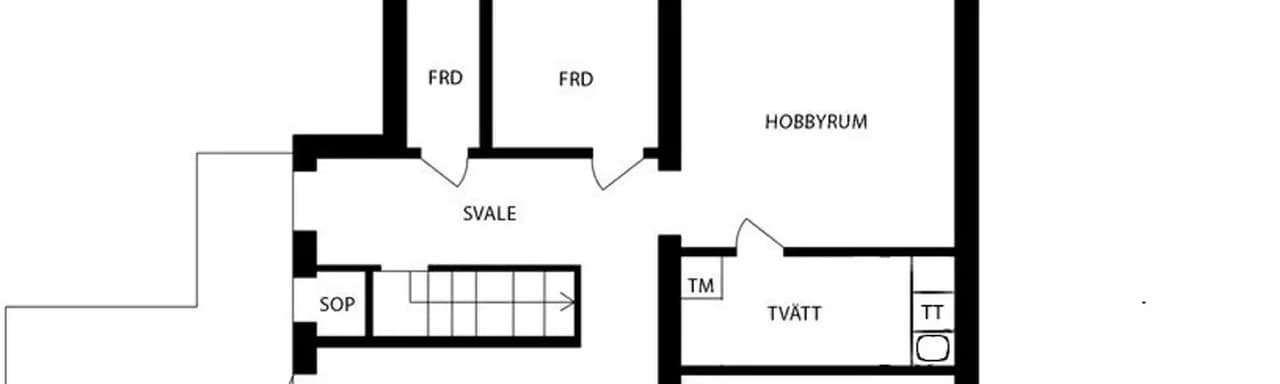 Floor plan for Djungelvägen 8