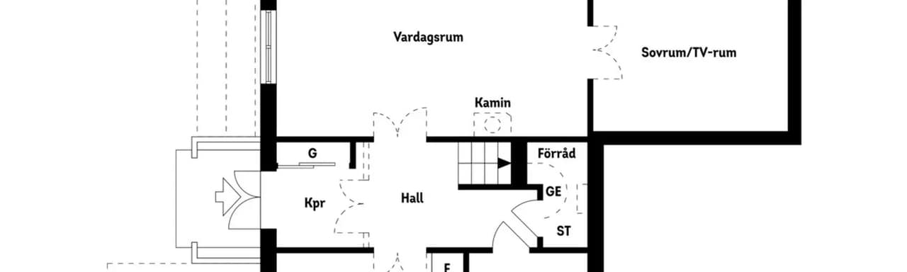 Floor plan for Pauli väg 20